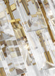 Arden Large Chandelier, Burnished Brass