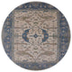 Ahgly Company Indoor Round Mid-Century Modern Area Rugs, 3' Round