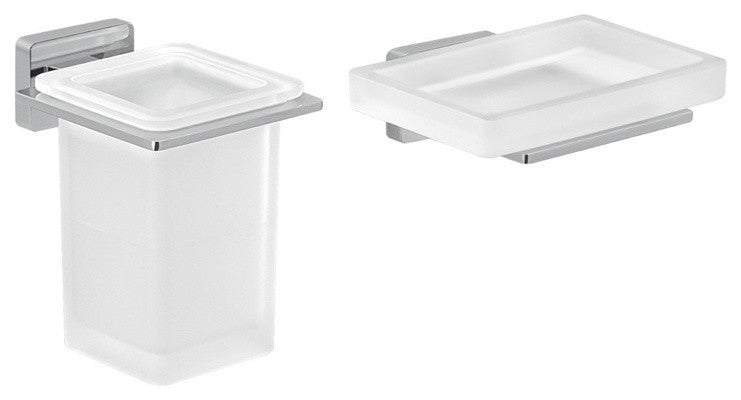 Wall Hung Bathroom Accessory Set