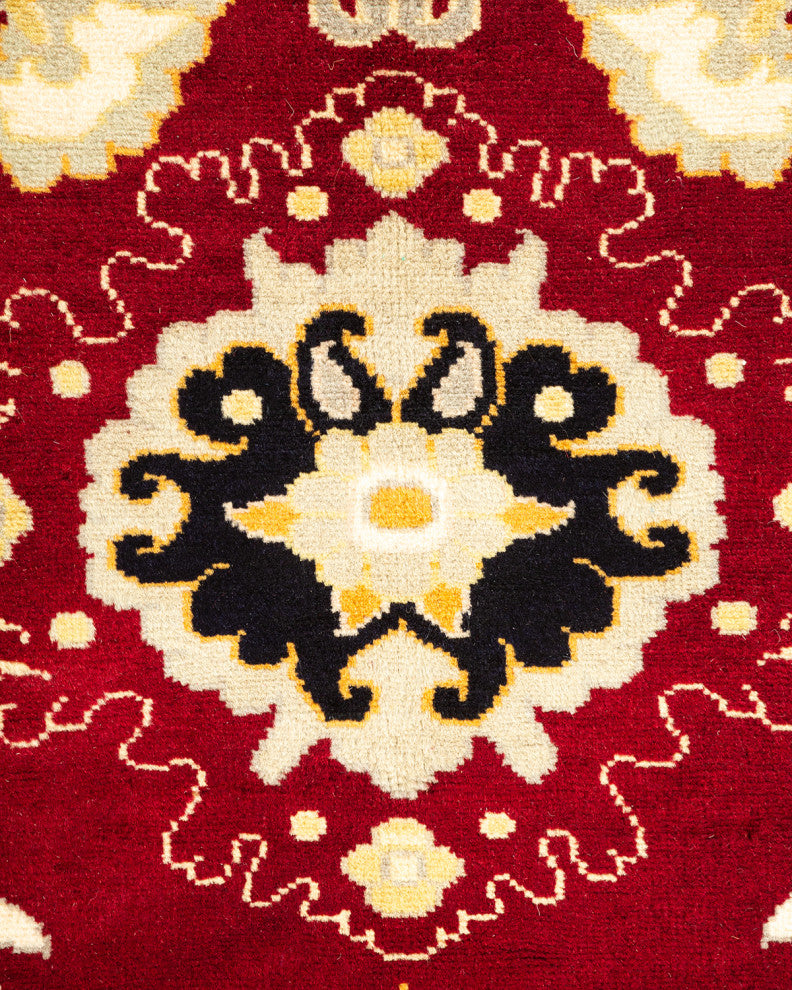 Mogul, One-of-a-Kind Hand-Knotted Area Rug Orange, 8'0"x10'0"
