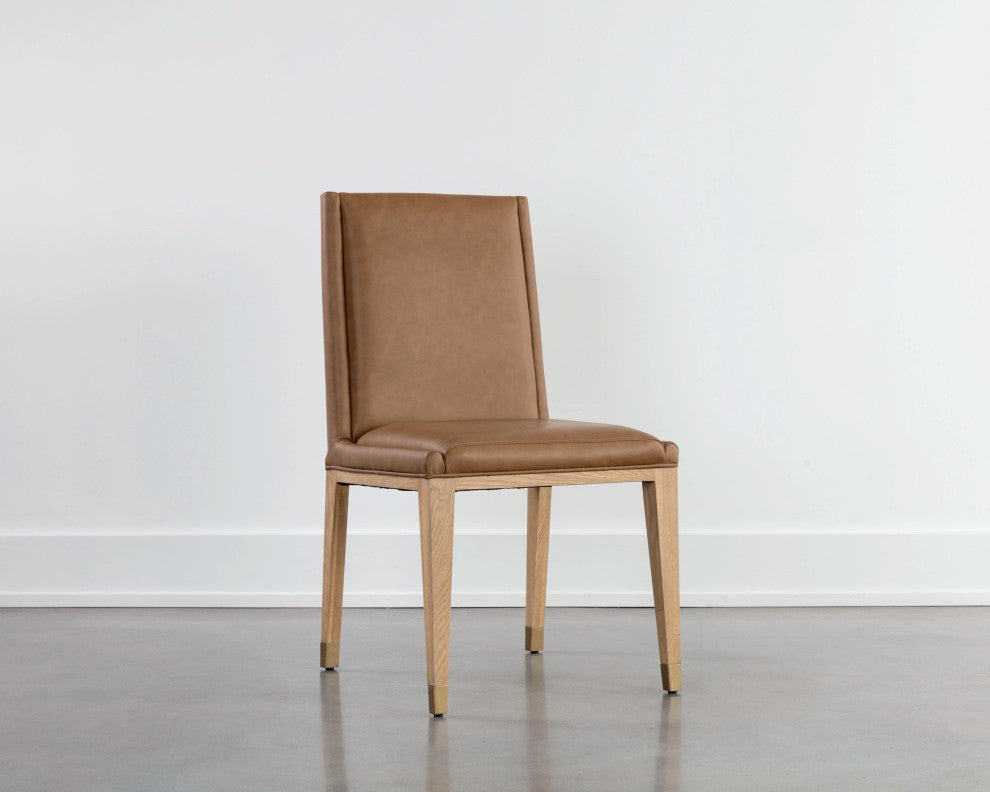 Kalla Dining Chair, Milliken Cognac, Set of 2