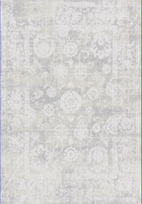 Castilla Cream And Silver Area Rug, 9X12.10