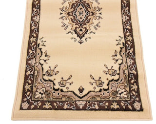 Unique Loom Ivory Washington Reza 2' 2 x 8' 2 Runner Rug