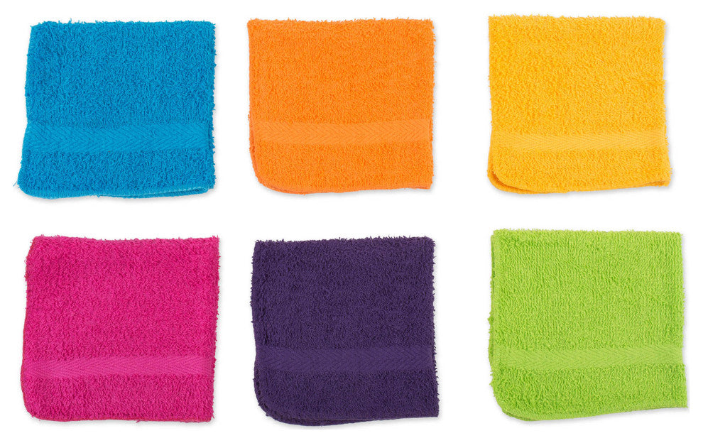 Brights Washcloth Set of 24