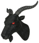 16 Inch Resin Black Baphomet Bust Wall Sculpture Hanging Home Decor Goat Head