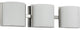 Arch LED Collection Brushed Nickel 3-Light LED Bath