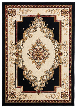 United Weavers Bristol Fallon Black Area Rug 5'3x7'6