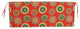 54"X19" Patterned Outdoor Polyester Bench Cushion, Farrington Terrace Grenadine