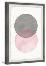 "Circle Texture" Framed Painting Print, 24"x36"