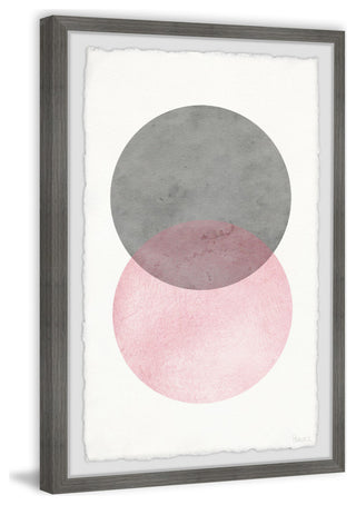 "Circle Texture" Framed Painting Print, 24"x36"