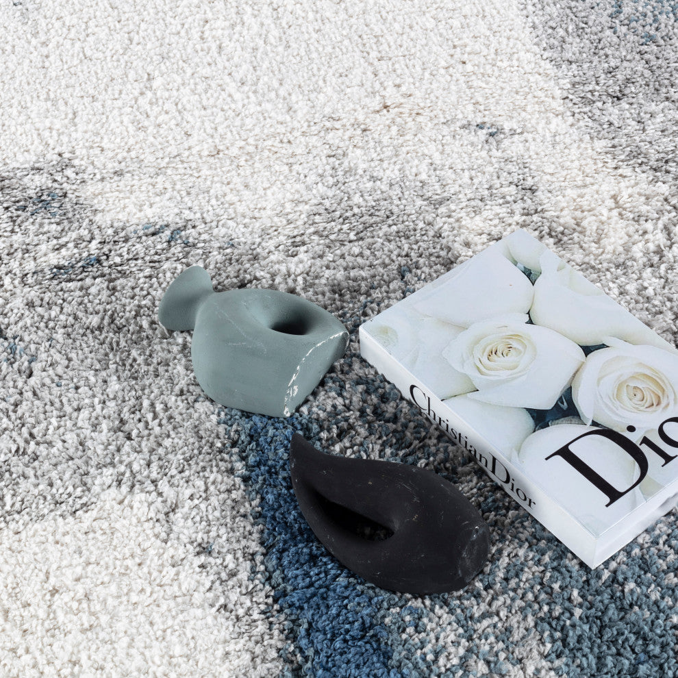 Noori Rug Shag Gordon Blue/Grey Rug