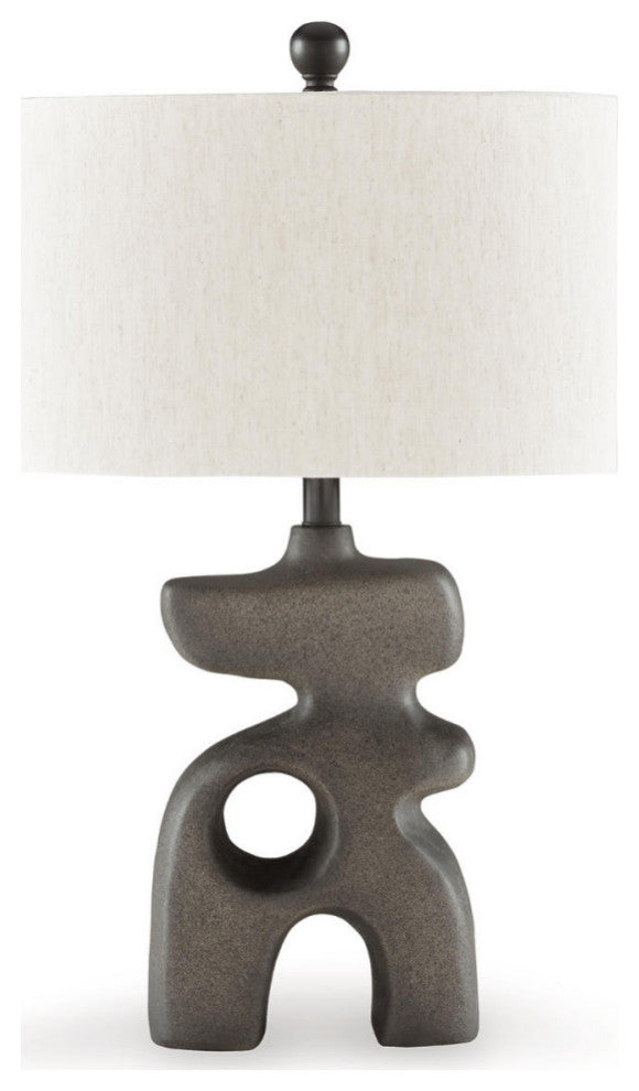 Danacy Distressed Black Table Lamp