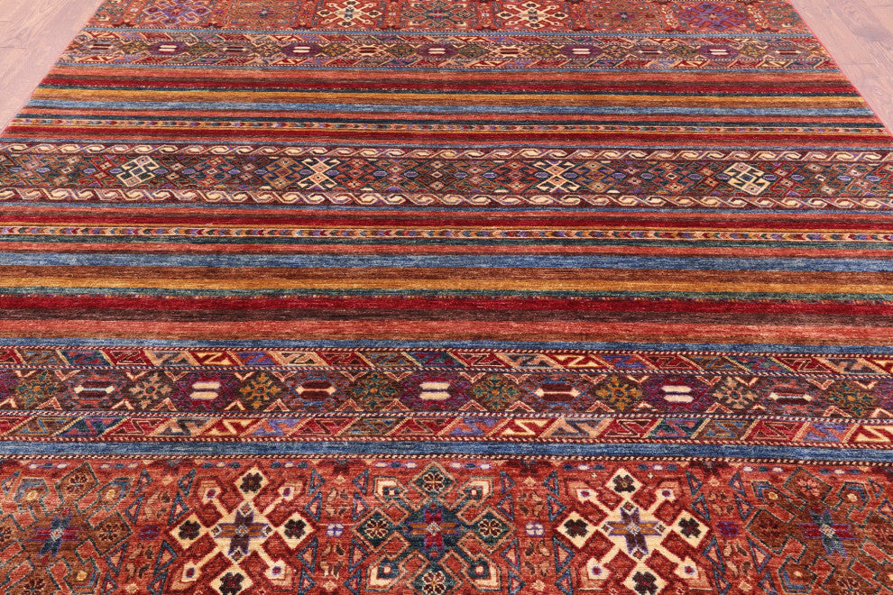 Khorjin Super Kazak Hand Knotted Rug 8' 3" X 10' 0" Q5255