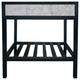 Cuzco Vanity Base, Carrara Marble, 30"