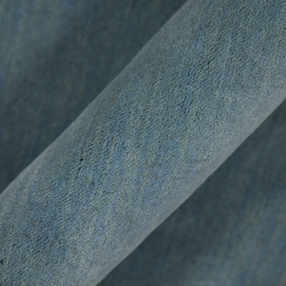 Arizona Rye Area Rug, Light Blue, 9' x 12', Solid