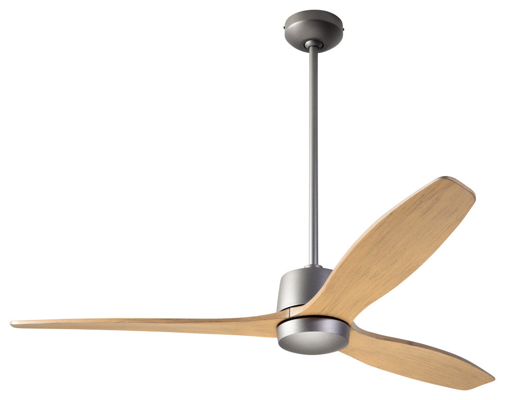 Arbor Fan, Graphite, 54" Maple Blades, No Light, Wall Control