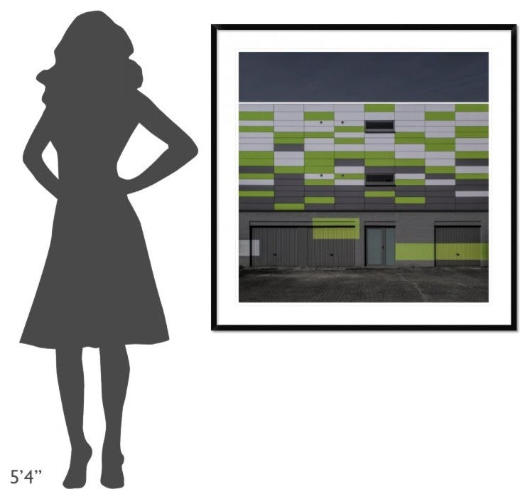 "Geometry" Framed Digital Print by Luc Vangindertael (laGrange), 44x44"