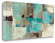 "Teal And Aqua Reflections V2" By Silvia Vassileva, Gallery Wrap Canvas