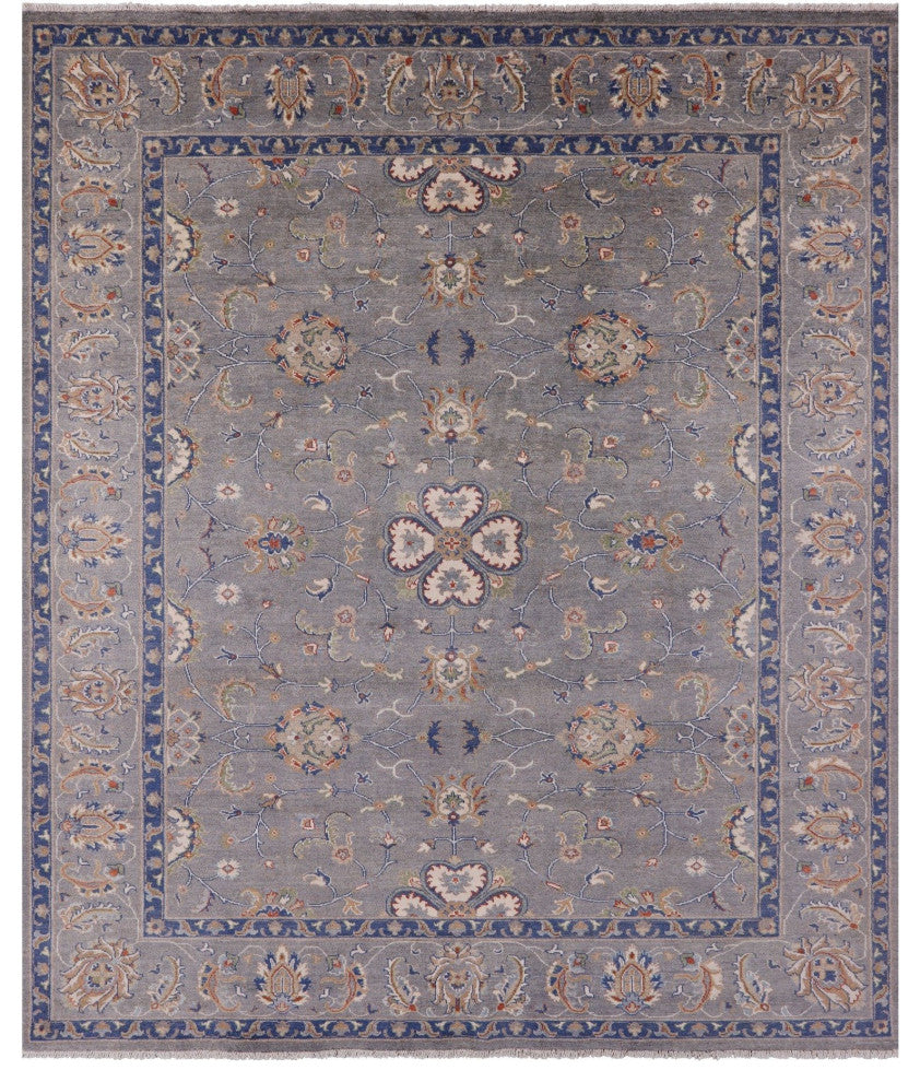 Turkish Oushak Handmade Rug 8' 0" X 10' 0" - Q12809