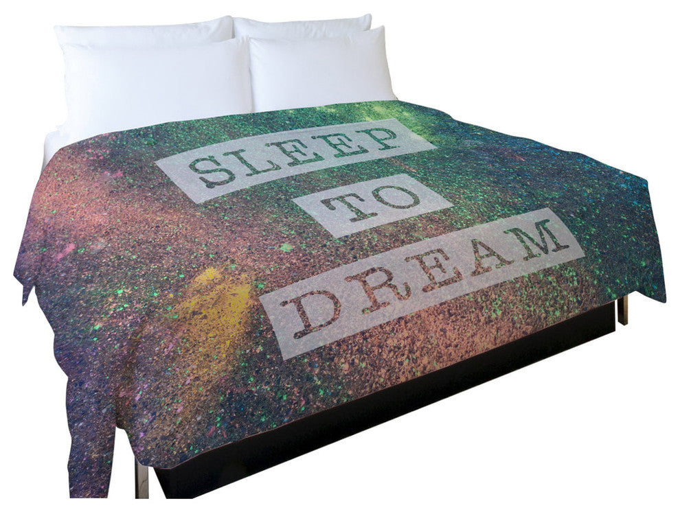 Sleep to Dream Galaxy, Multi Lightweight King Duvet Cover