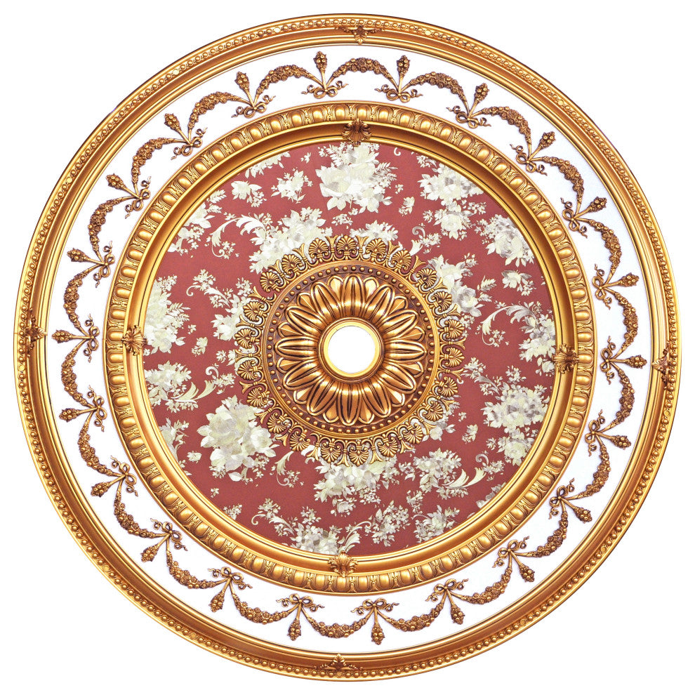 Artistry Lighting, Round 60" Antique Gold Ceiling Medallion (ART15-CF-094)