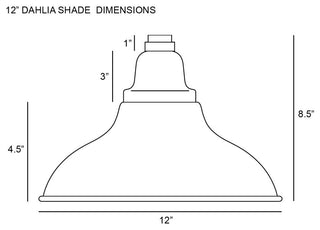 Cocoweb 12" Dahlia LED Post Light in Galvanized Silver With 8' Tall Post