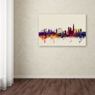 'London, England Skyline' Canvas Art by Michael Tompsett