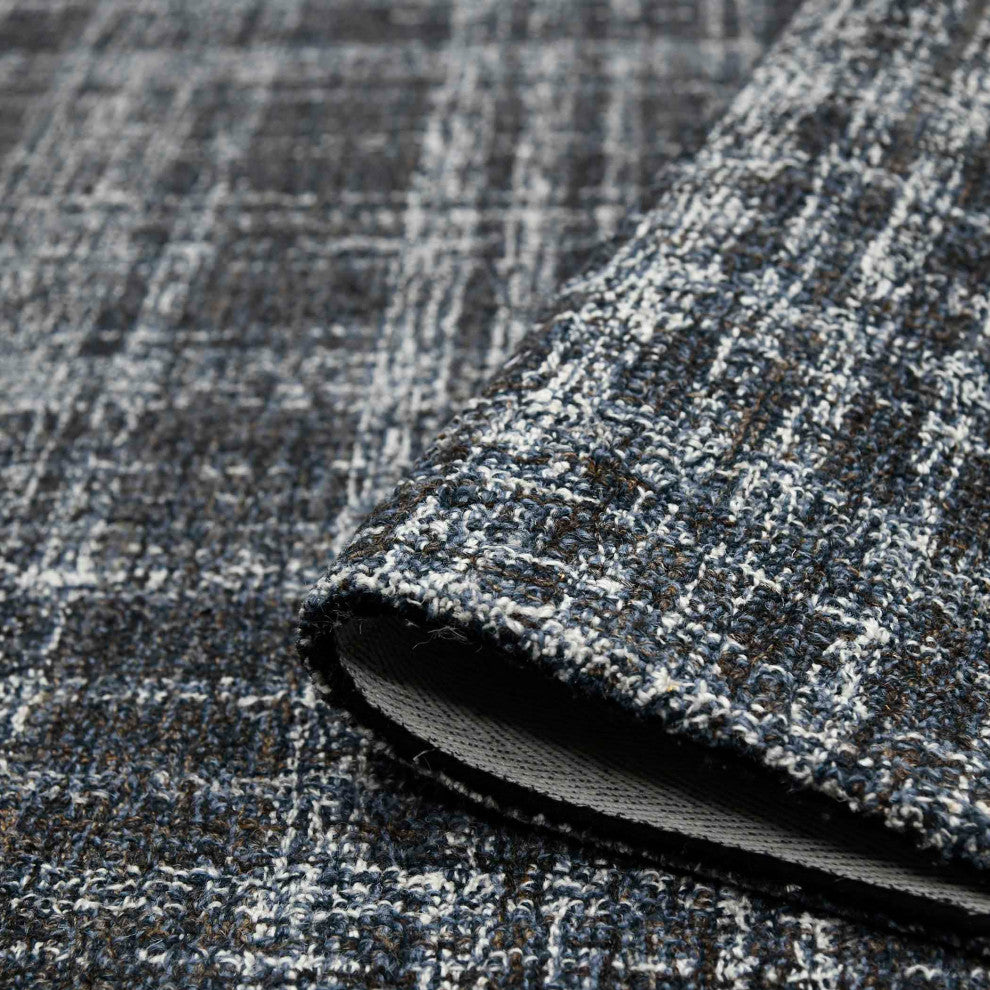 Laurel Turlen Area Rug, Dark Gray, 2' x 3', Plaid