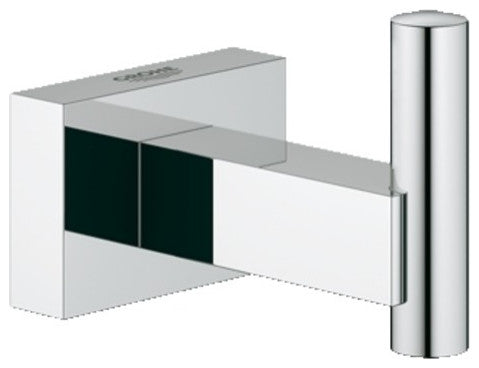 Grohe 40 511 1 Essentials Cube Robe Hook - Starlight Chrome