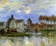 Alfred Sisley The Moret Bridge at Sunset, 20"x25" Wall Decal