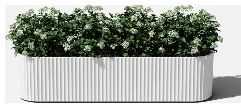 Veradek Demi Series Window Box 36" Planter, White, 36 Inch, 1 Pack