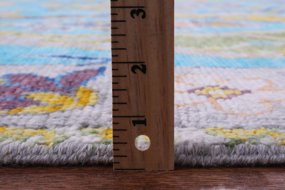 9' 2" X 11' 11" Turkish Oushak Handmade Wool Rug - Q15003