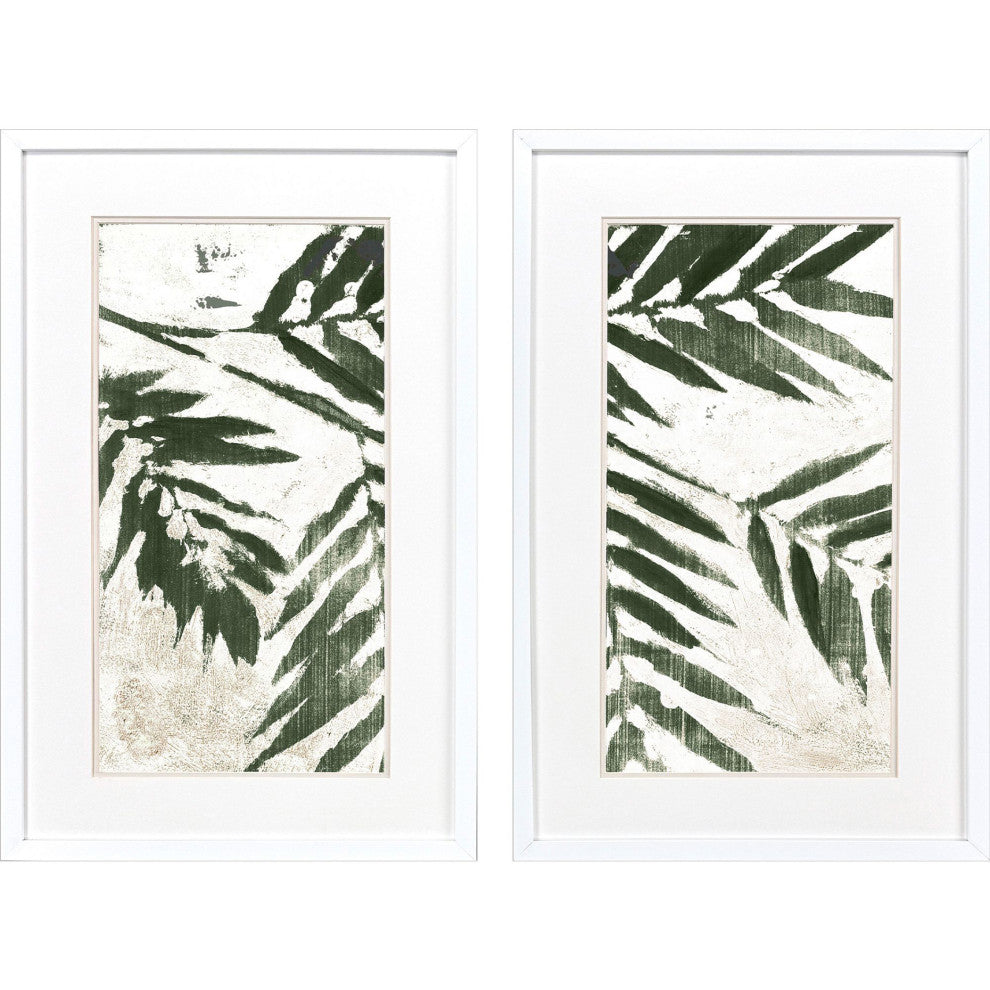 Revel Leaves Framed Art, 2-Piece Set