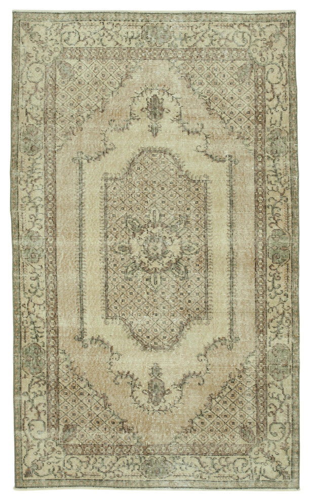 Rug N Carpet - Hand-knotted Turkish 3' 11" x 6' 6" Vintage Small Area Rug
