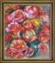 Pierre Auguste Renoir A Bowlful of Roses Framed Premium Canvas Print, 16"x20"