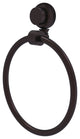 Venus Towel Ring With Twist Accent, Antique Bronze