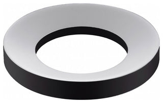 Novatto Umbrella Drain Less Overflow and Mounting Ring, Matte Black