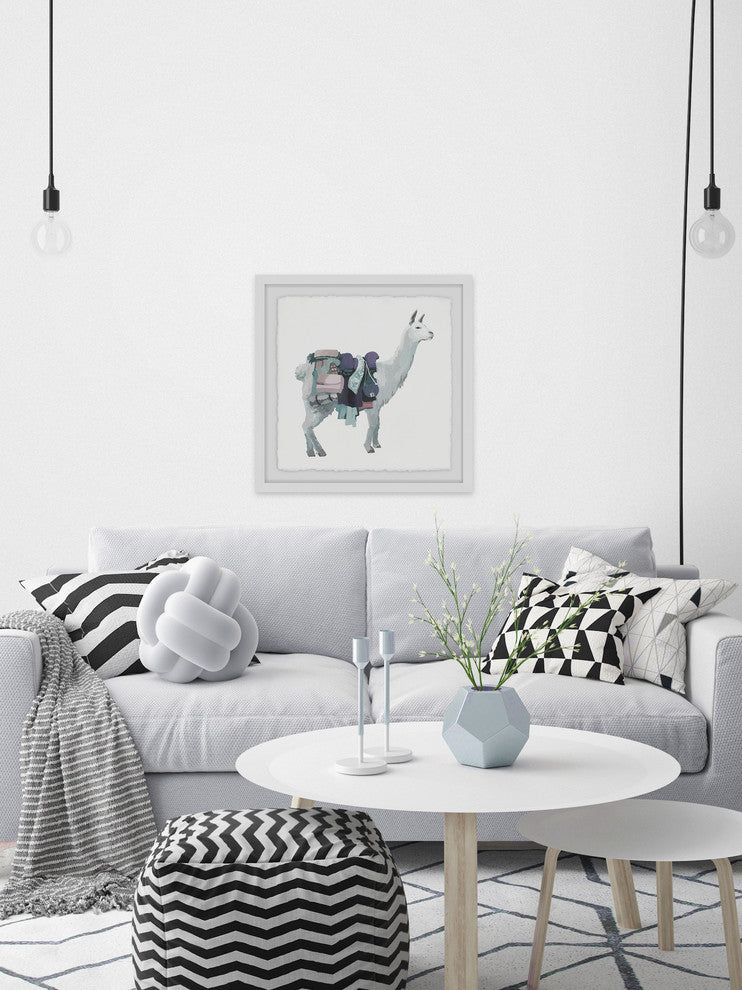 "Fashionista II" Framed Painting Print, 24"x24"