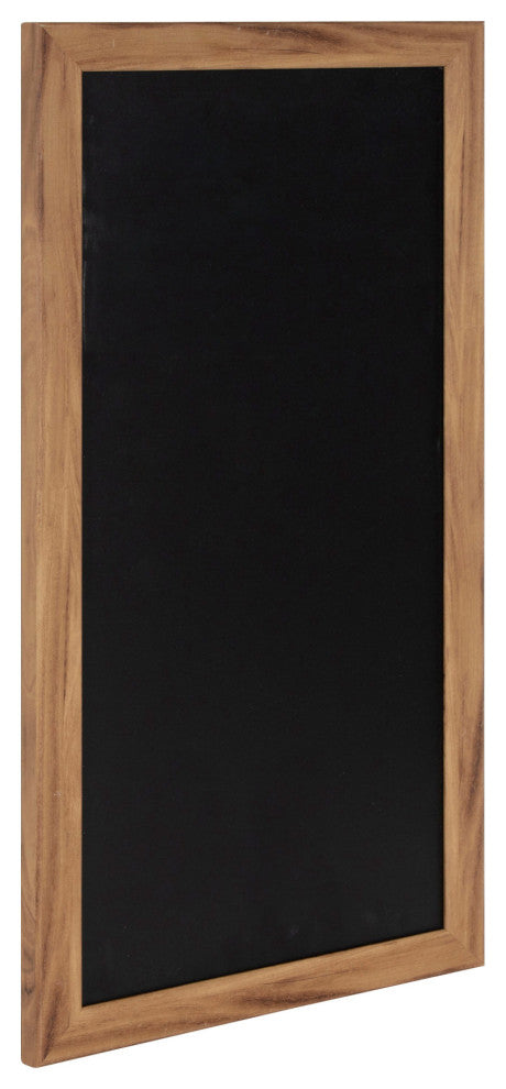 Wyeth Framed Magnetic Chalkboard, Brown 13x26