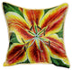 Betsy Drake Yellow Lily Flower Extra Large 22 X 22 Indoor / Outdoor Pillow