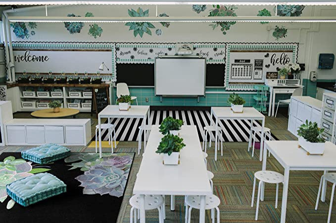 Flagship Carpets CA1996-28SG Schoolgirl Style Simply Stylish Black/White Tile
