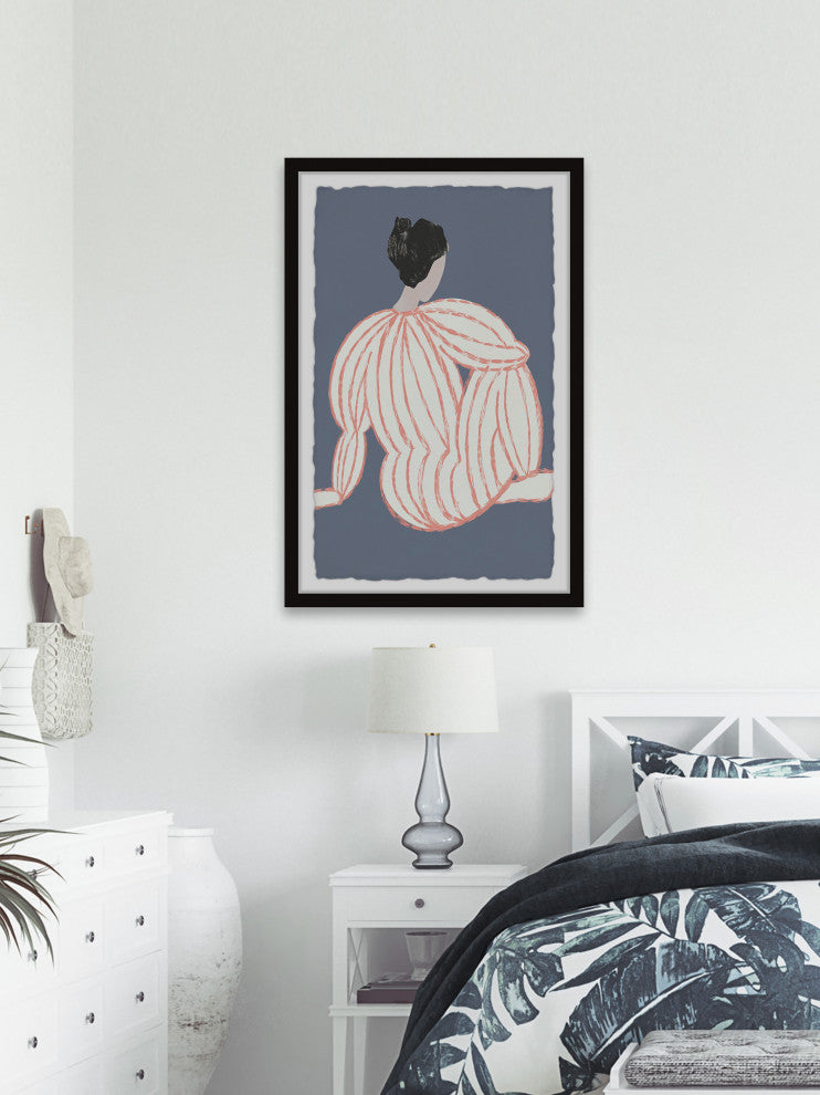 "Think Like a Boss" Framed Painting Print, 30x45