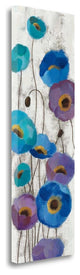 "Bold Anemones Panel III" By Silvia Vassileva, Giclee on Gallery Wrap Canvas
