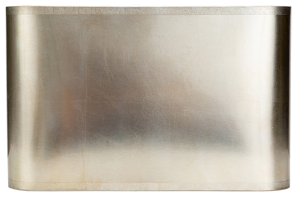 Couture Lamps Modern Glam 16/9x16/9x10" Rectangular Antique Silver Foil Shade