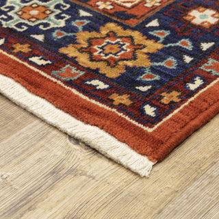 Oriental Weavers Lilihan Indoor Rug Red/ Blue 3'3" X 5'