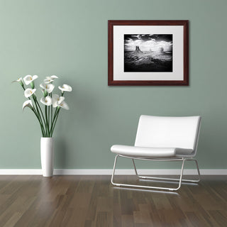 Philippe Hugonnard 'Monument Valley', Wood Frame, White Mat, 14x11