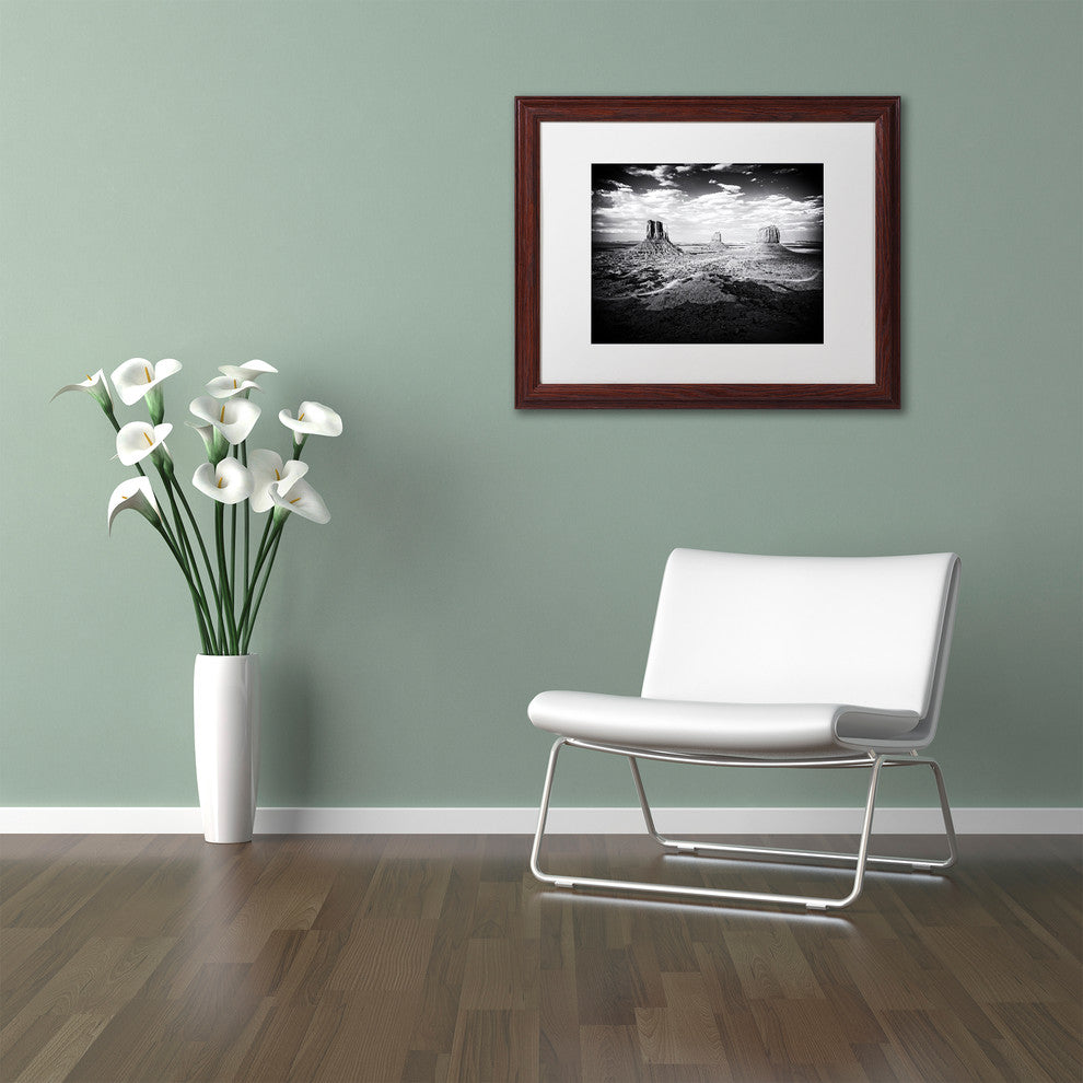 Philippe Hugonnard 'Monument Valley', Wood Frame, White Mat, 14x11