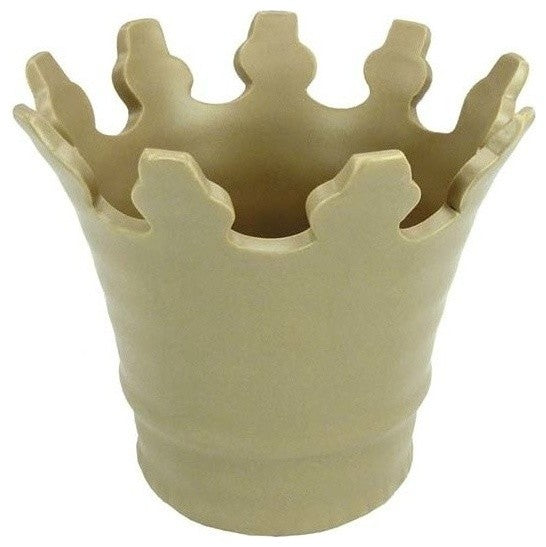 Tablita Ceramic Crown Vase, 5"