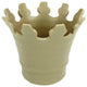 Tablita Ceramic Crown Vase, 5"