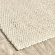 Santa Cruz Jute Handwoven Accent Rug, Ivory, 5x8